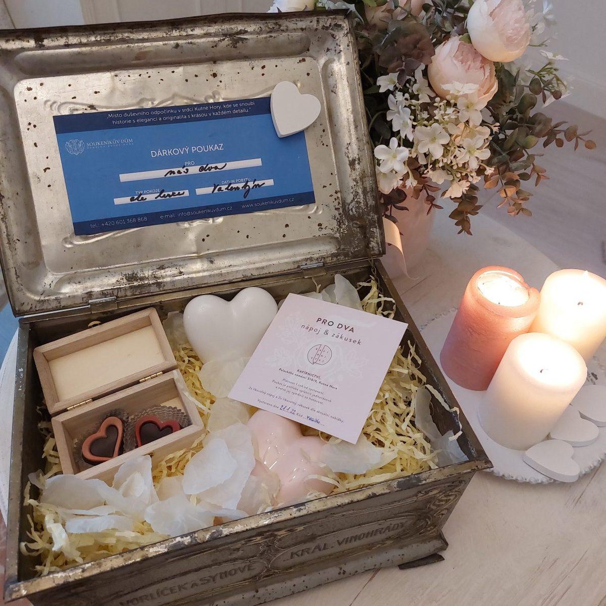 Nezapomenutelný pobyt pro zamilované v Kutné Hoře