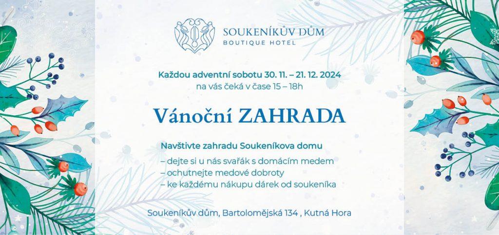 Vánoční zahrada Soukeníkova domu Vánoční zahrada Soukeníkova domu